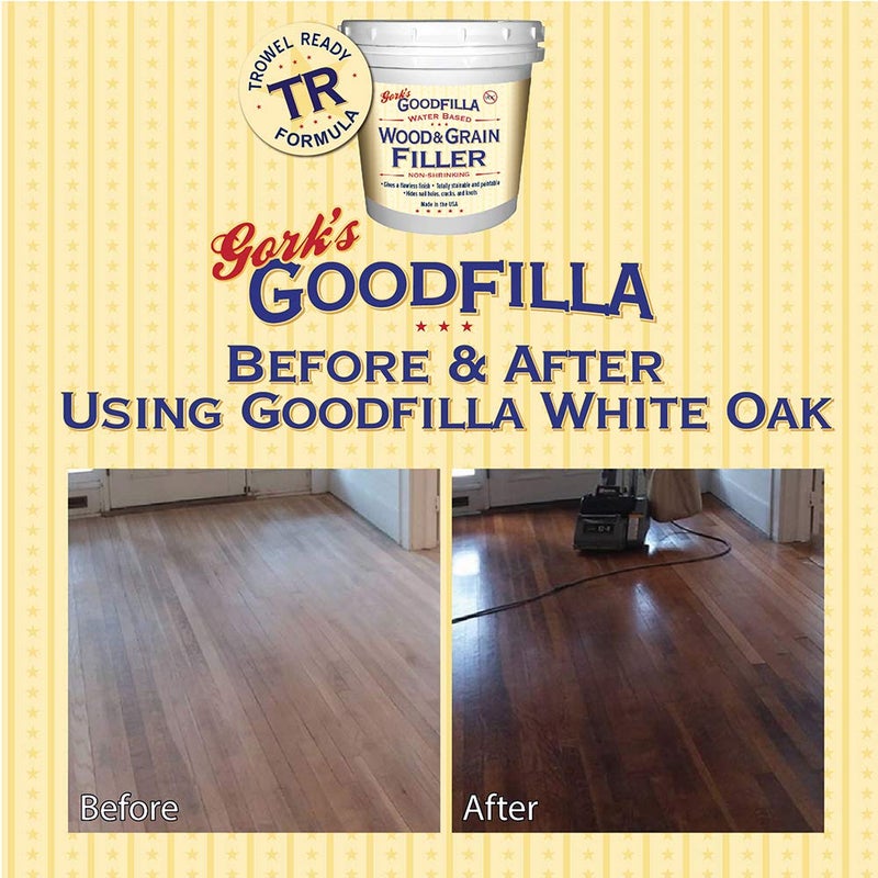 Goodfilla Water-Based Wood & Grain Filler (Trowel Ready) - Rosewood - 1 Quart By Goodfilla | Replace Every Filler & Putty | Repairs, Finishes & Patches | Paintable, Stainable, Sandable & Quick Drying - Image 4
